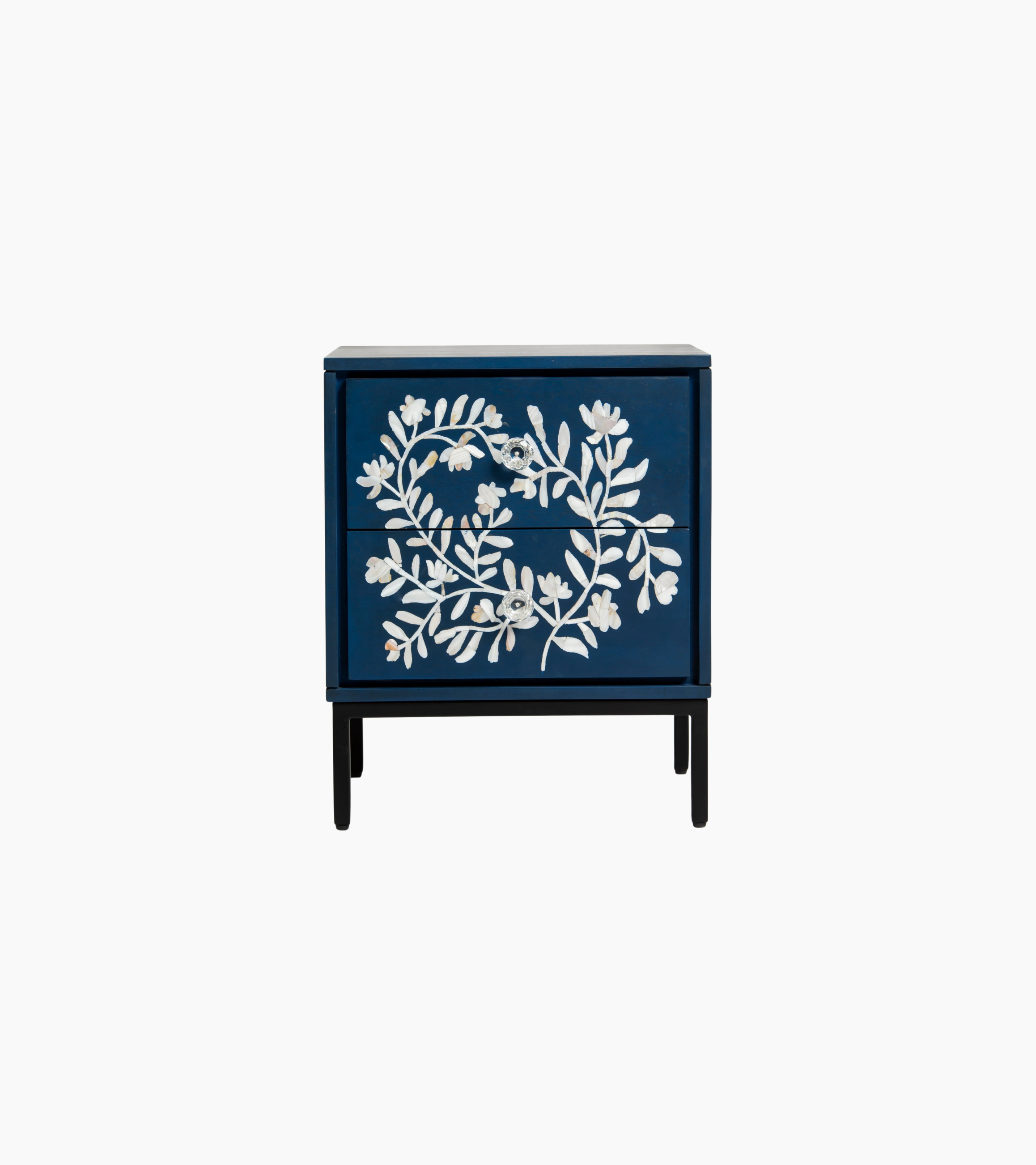 Luna Side Drawers - Blue Bone Inlay