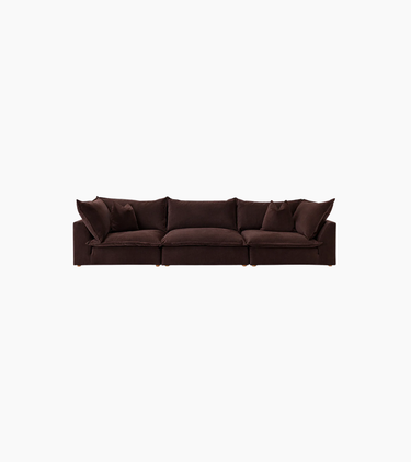 Marshmallow 3-Piece Straight Sofa