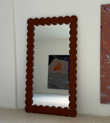 Bubbles Mirror - Plaster Finish