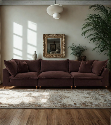 Marshmallow 3-Piece Straight Sofa