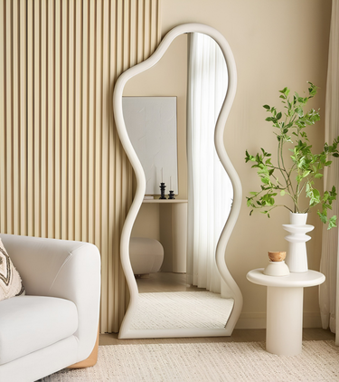 Speggy Mirror - Plaster Finish