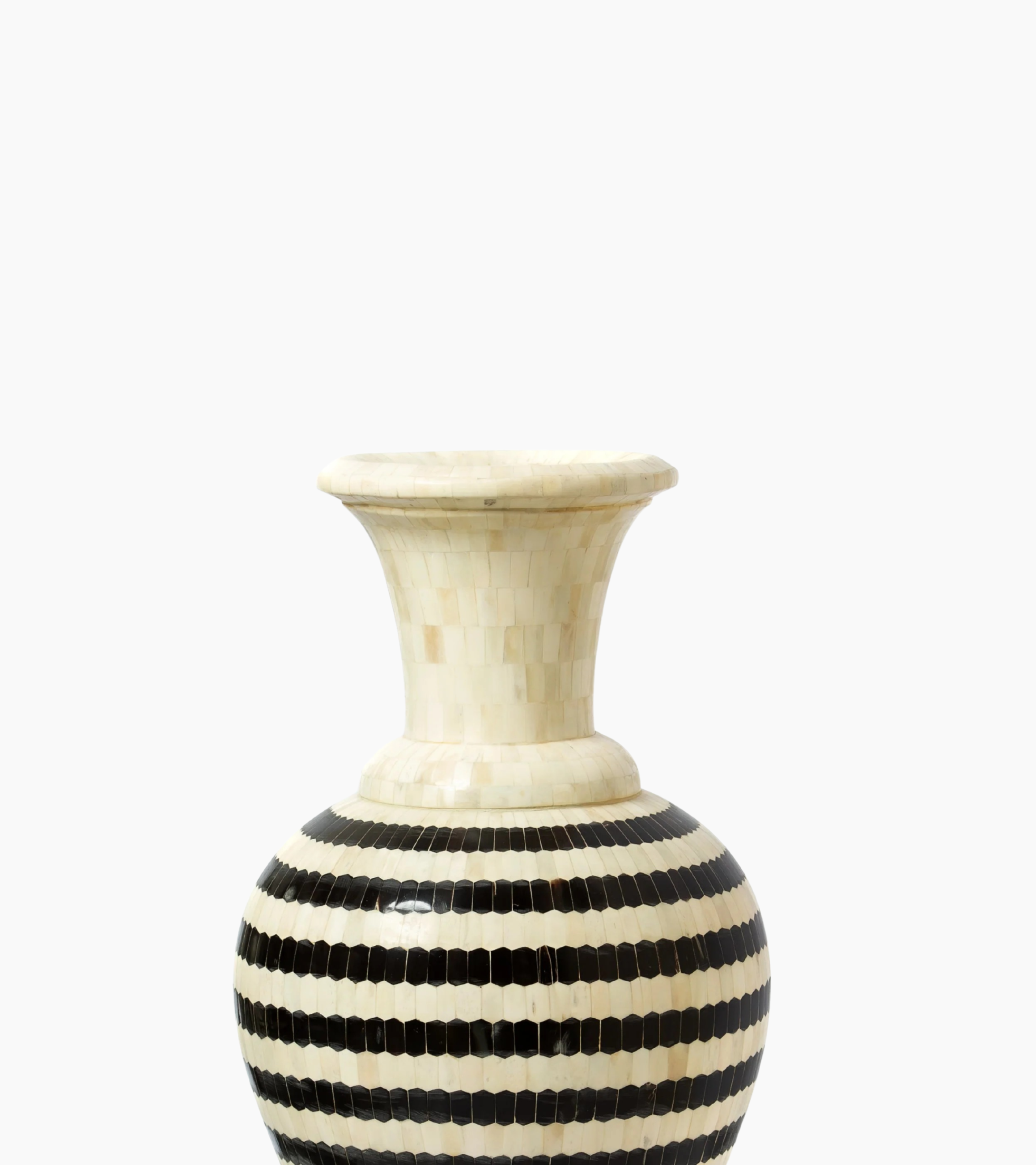 Riva Vase - Black Bone Inlay