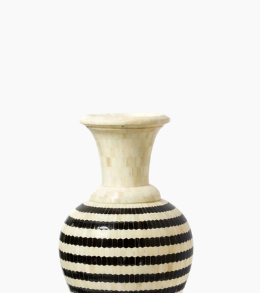 Riva Vase - Black Bone Inlay
