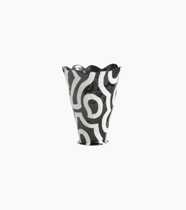 Jessica Hans Shadow Vase Black and White